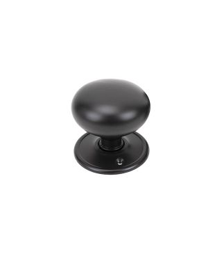 Aged Bronze 57mm Mushroom Mortice/Rim Knob Set