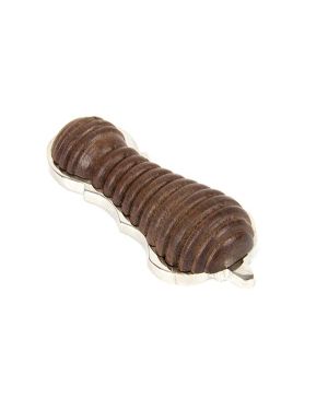 Rosewood & Polished Nickel Beehive Escutcheon