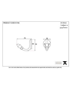 Polished Chrome Coat Hook