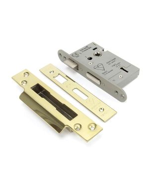PVD 2½" BS Heavy Duty Sash Lock KA