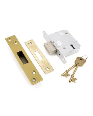 PVD 2½" 5 Lever BS Deadlock
