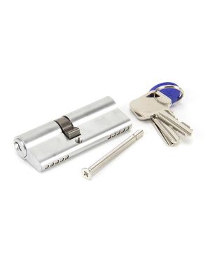 Satin Chrome 35/45 Euro Cylinder