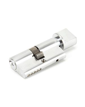 Satin Chrome 30/30 Euro Cylinder/Thumbturn