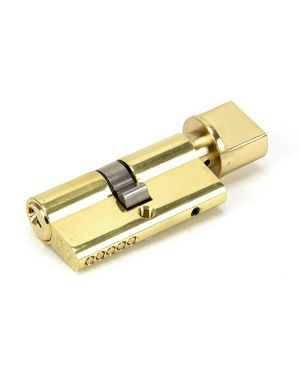 Lacquered Brass 30/30 Euro Cylinder/Thumbturn