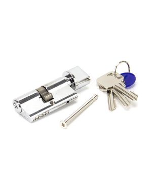 Polished Chrome 30/30 Euro Cylinder/Thumbturn