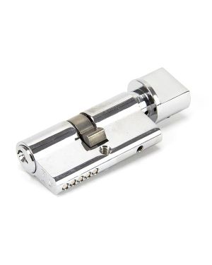 Polished Chrome 30/30 Euro Cylinder/Thumbturn