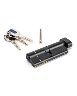 Black 40/40 6pin Euro Cylinder/Thumbturn KA