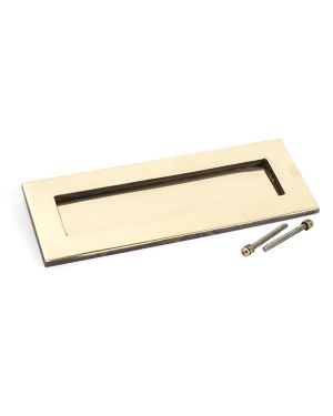 Aged Brass Small Letter Plate
