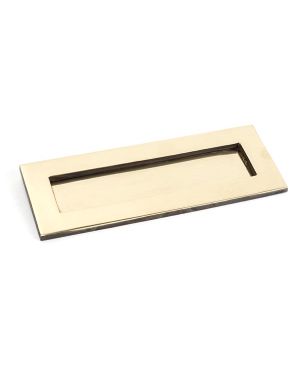 Aged Brass Small Letter Plate