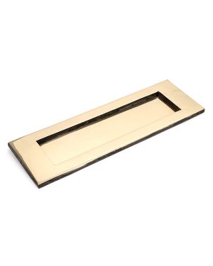 Aged Brass Large Letter Plate