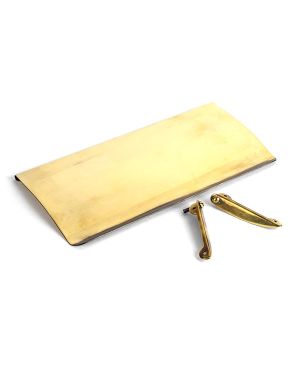 Aged Brass Small Letter Plate Cover