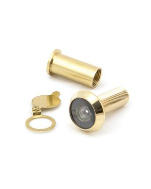 Lacquered Brass Door Viewer 180° (34-56mm Door)