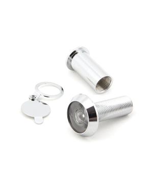 Polished Chrome Door Viewer 180° (34-56mm Door)
