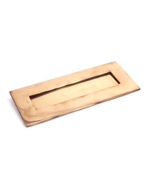 Polished Bronze Small Letter Plate