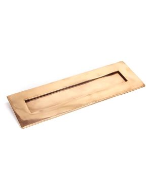 Polished Bronze Large Letter Plate