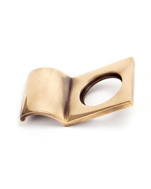 Polished Bronze Rim Cylinder Pull