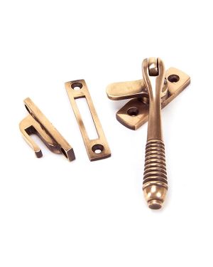 Polished Bronze Locking Reeded Fastener