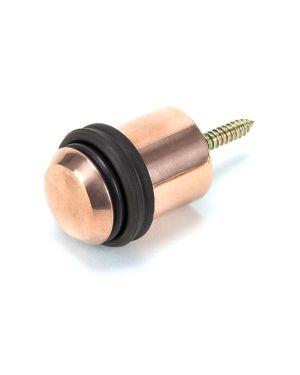 Polished Bronze Floor Mounted Door Stop