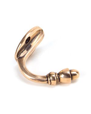 Polished Bronze Coat Hook