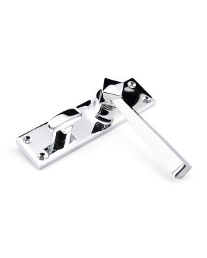 Polished Chrome Straight Lever Bathroom Set