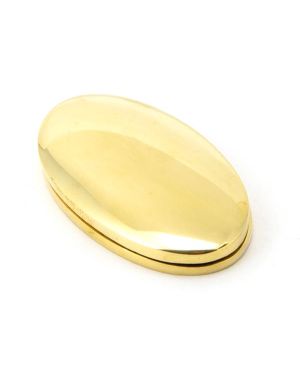 Polished Brass Oval Escutcheon & Cover