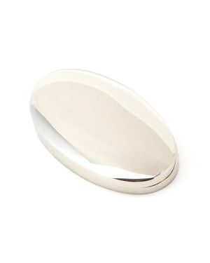 Polished Nickel Oval Escutcheon & Cover