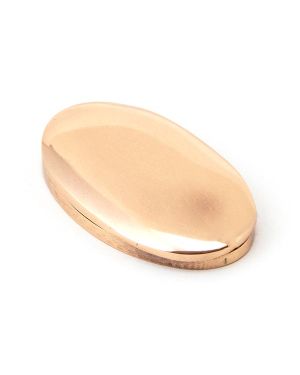 Polished Bronze Oval Escutcheon & Cover
