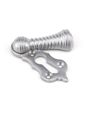 Satin Chrome Beehive Escutcheon