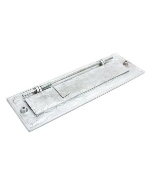 Satin Chrome Large Letter Plate