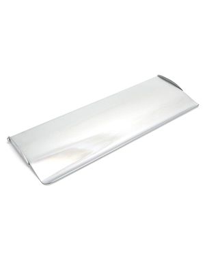 Satin Chrome Large Letter Plate Cover