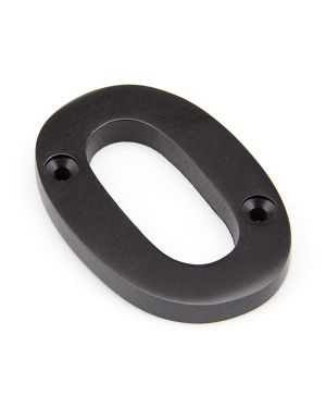 Aged Bronze Numeral 0