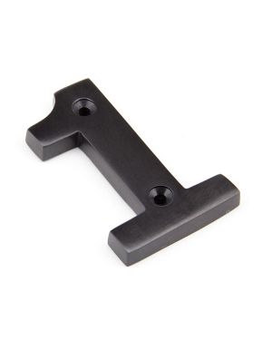 Aged Bronze Numeral 1