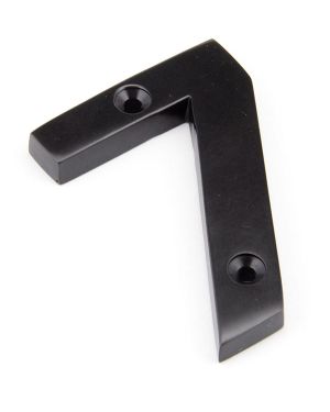 Aged Bronze Numeral 7
