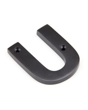 Aged Bronze Letter U