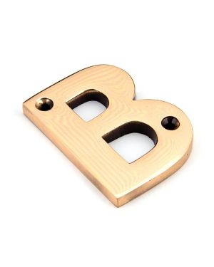 Polished Bronze Letter B
