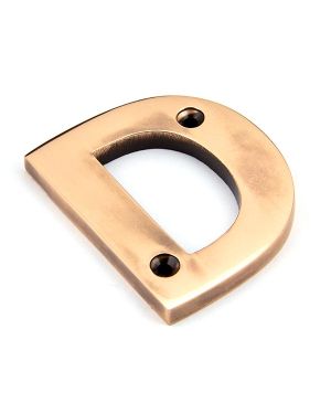 Polished Bronze Letter D