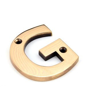 Polished Bronze Letter G