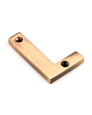 Polished Bronze Letter L