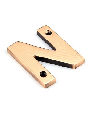 Polished Bronze Letter N