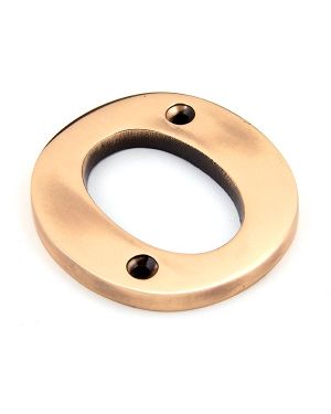 Polished Bronze Letter O