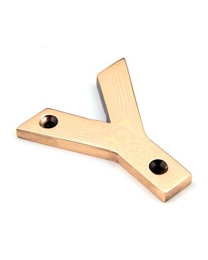 Polished Bronze Letter Y