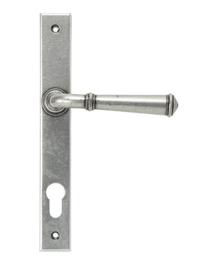 Pewter Regency Slimline Lever Espag. Lock Set