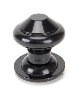 Black Regency Centre Door Knob