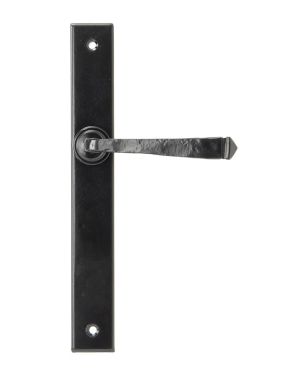 Black Avon Slimline Lever Latch Set