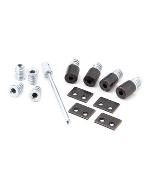 Aged Bronze Secure Stops (Pack of 4)