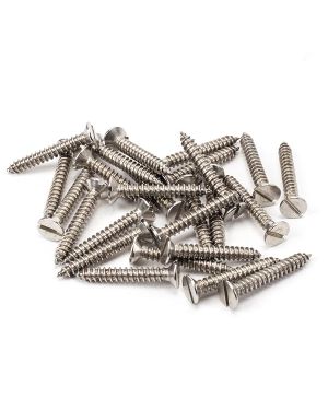 Stainless Steel 8x1¼" Countersunk Screws (25)