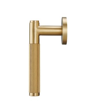 Apollo Lever Handle Pair - Satin Brass