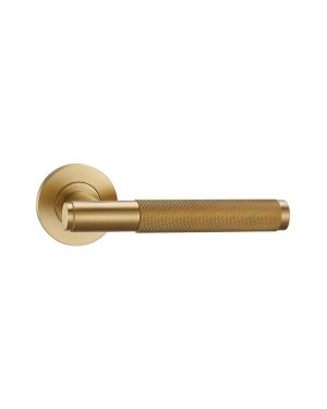 Apollo Lever Handle Pair - Satin Brass