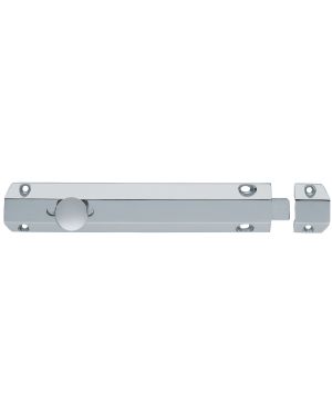 4" Premium Surface Bolt - Satin Chrome