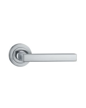Baikal Lever Handle Pair - Satin Chrome